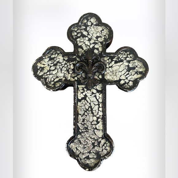 Other - Mosaic Glass & Wood Cross